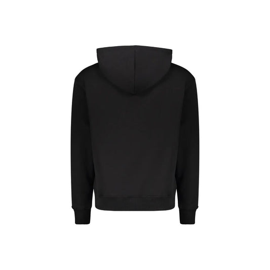 Black Cotton Hoodie