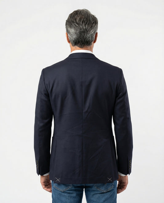 Blue Linen Blazer
