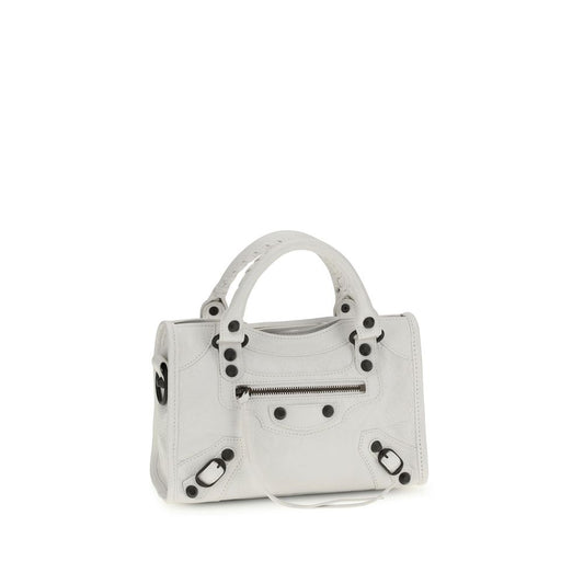 White Calf Leather Bos Taurus Handbag