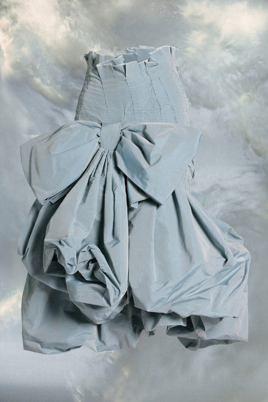 MAISON MARGIELA Blue Fibres Midi Skirt