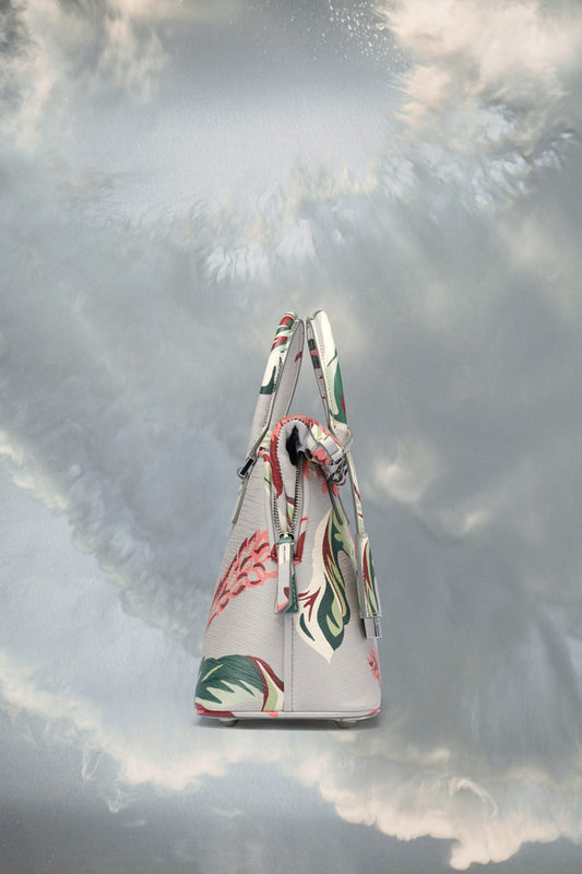 Gray Fibres Crossbody Bag