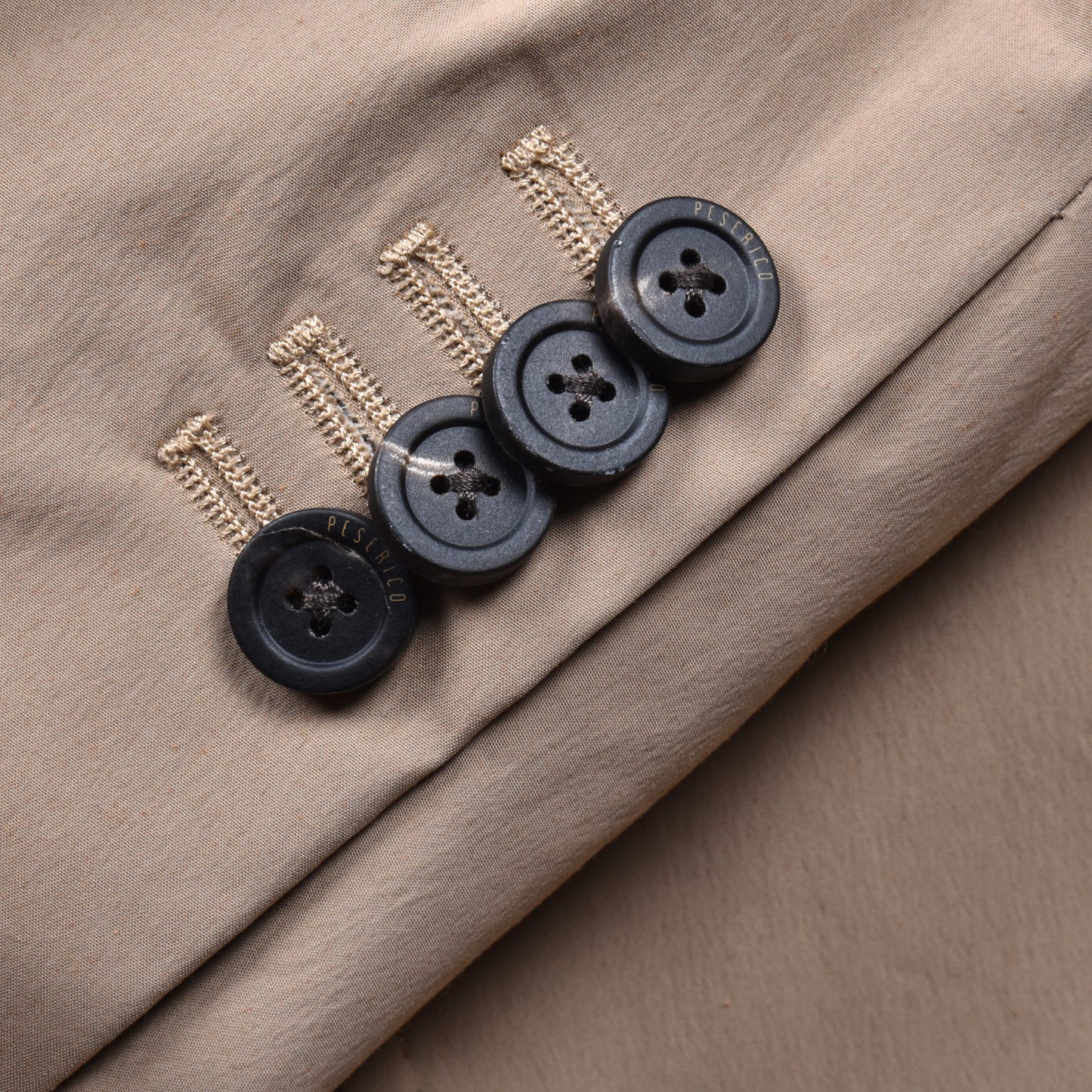 Beige Cotton Blazer