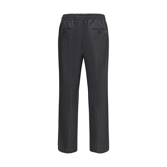 Gray Wool Oves Aries Casual Pants