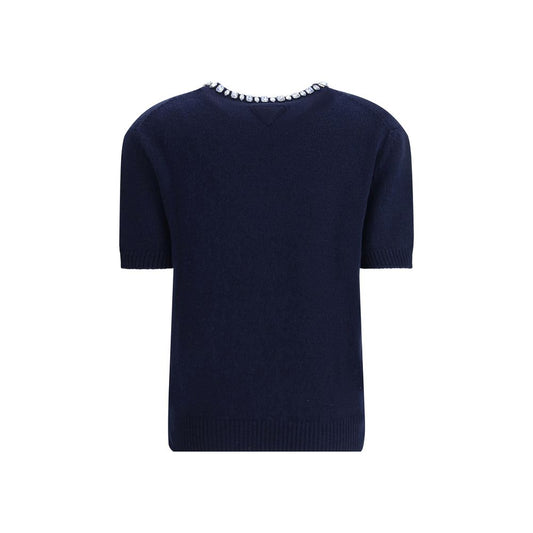 Blue Wool Sweatshirt