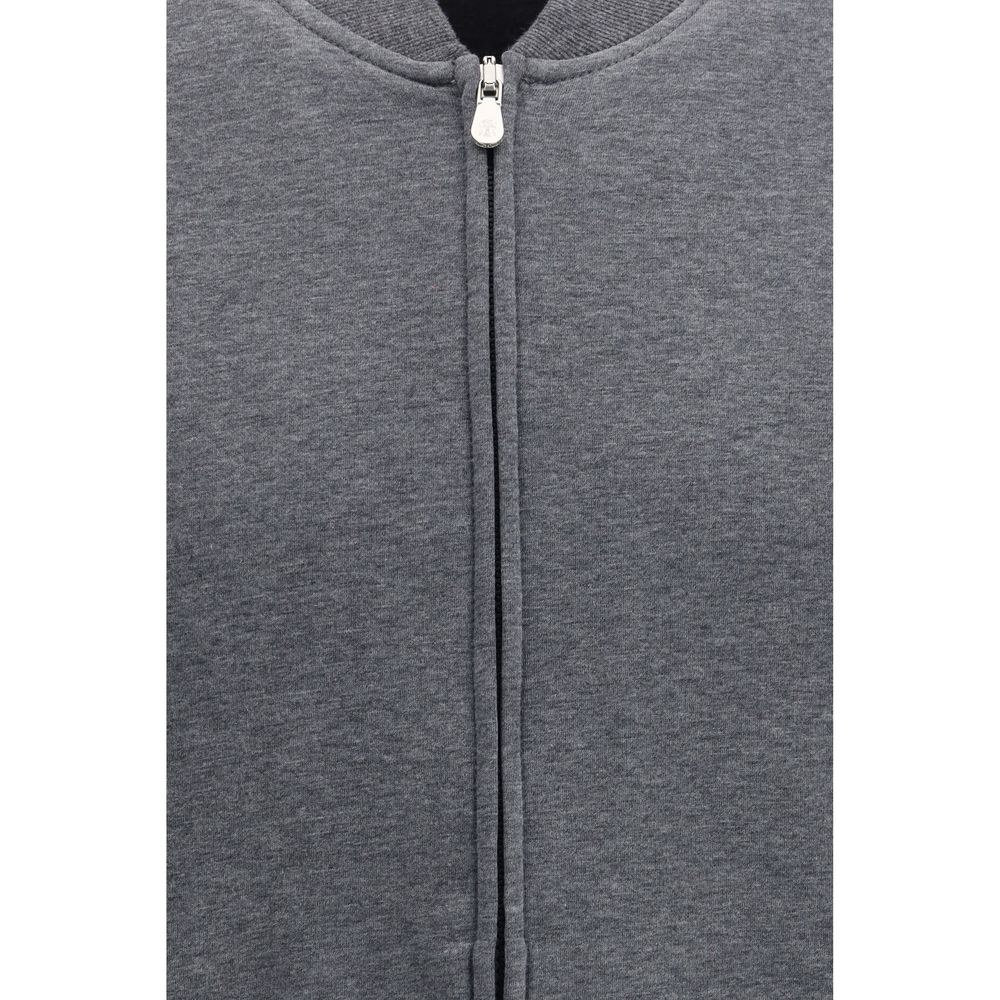 Gray Cotton Sweatshirt