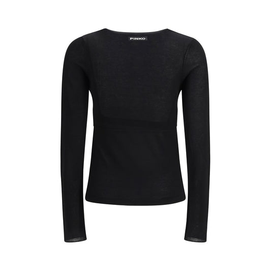 Black Viscose Sweatshirt