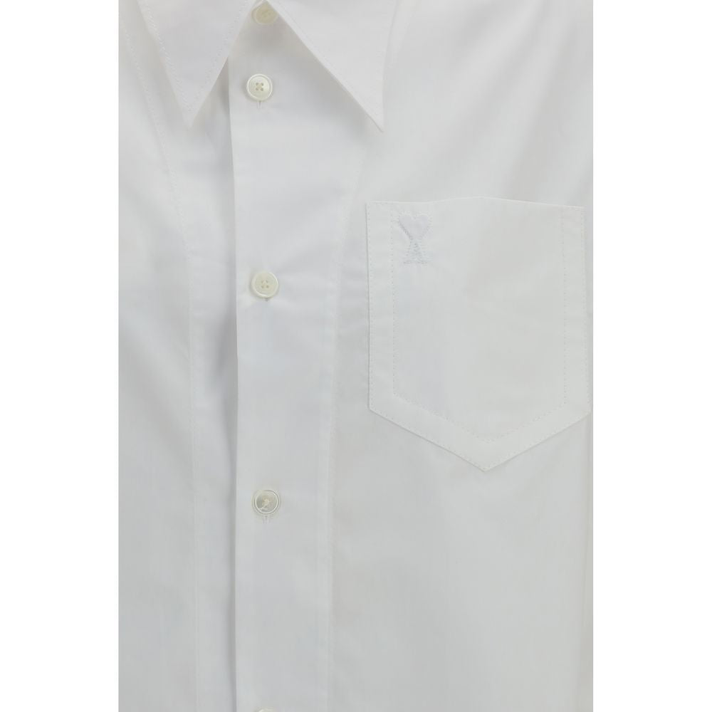 White Cotton Dress Shirt