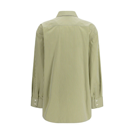 Bicolor Cotton Pattern Shirt