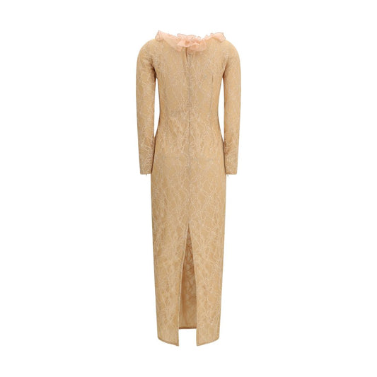 Multicolor Polyamide Cocktail Dress