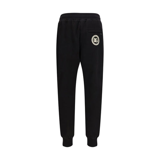 Black Cotton Casual Pants