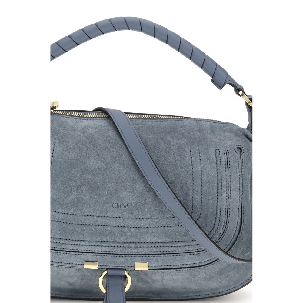 Blue Calf Leather Bos Taurus Shoulder Bag