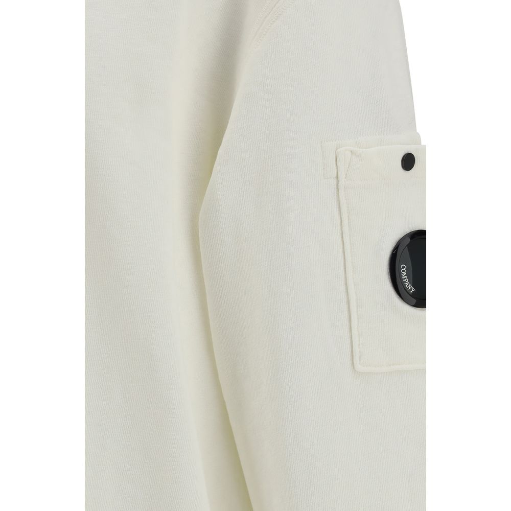 White Cotton Sweatshirt