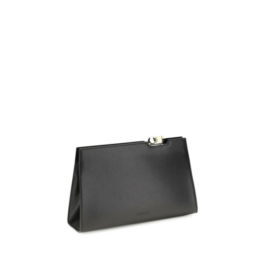 Black Calf Leather Bos Taurus Shoulder Bag