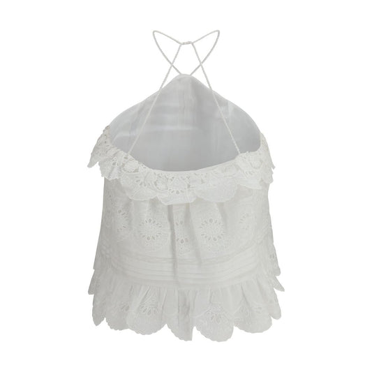 White Polyester Blouse