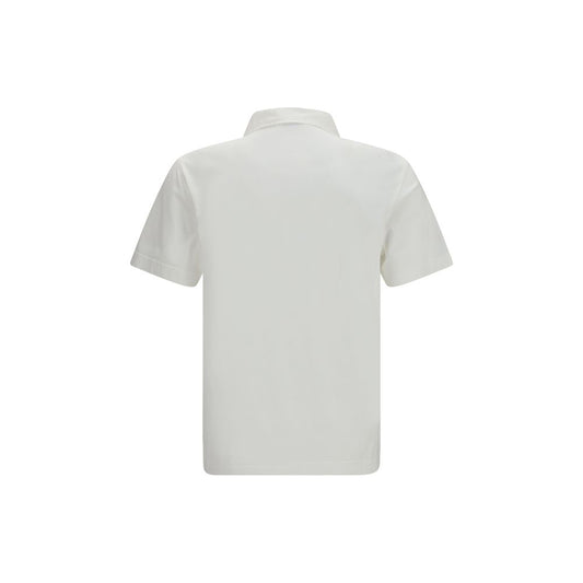 White Cotton Polo Shirt