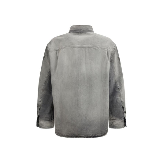 Gray Denim Shirt