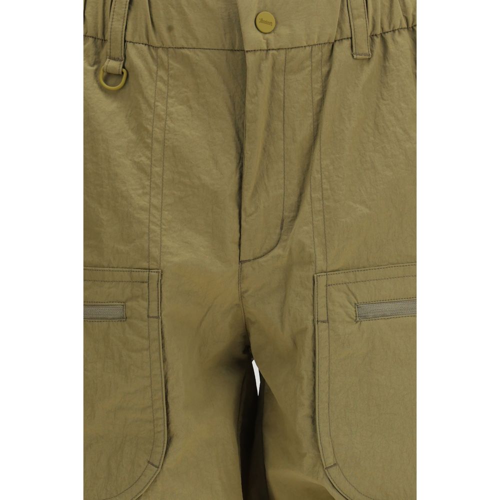 Bicolor Polyester Bermuda Shorts