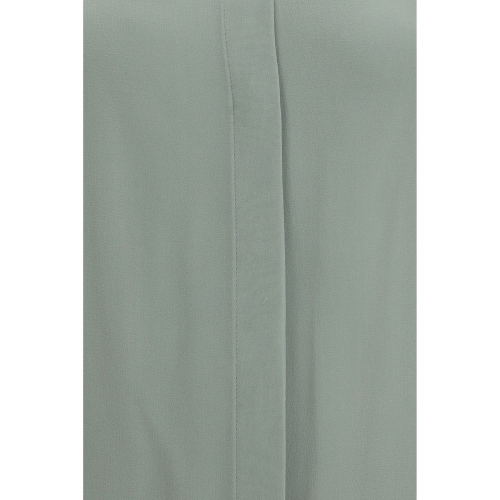 Bicolor Silk Shirt
