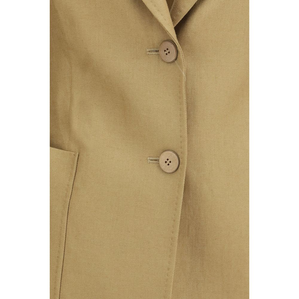 Beige Linen Jacket