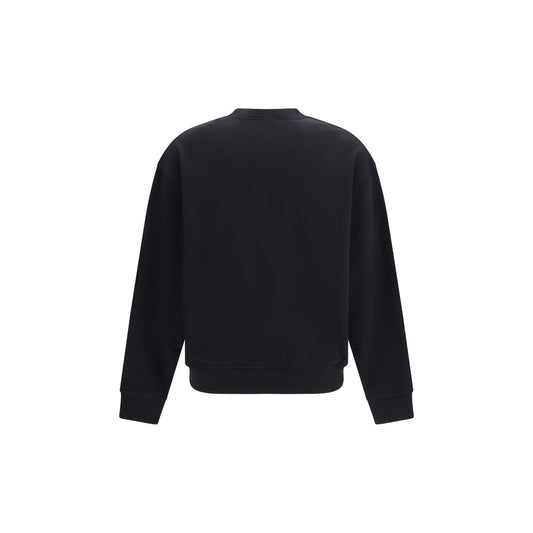 Black Cotton Sweatshirt