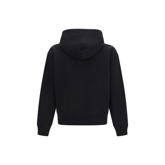 Black Cotton Sweatshirt