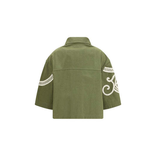 Bicolor Cotton Coat