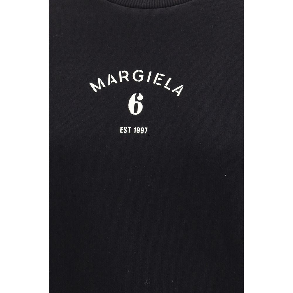 Black Cotton Sweatshirt