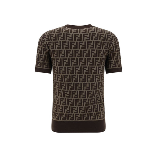 Brown Cotton T-Shirt