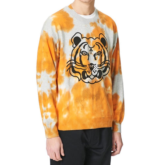 Orange Cotton Sweatshirt