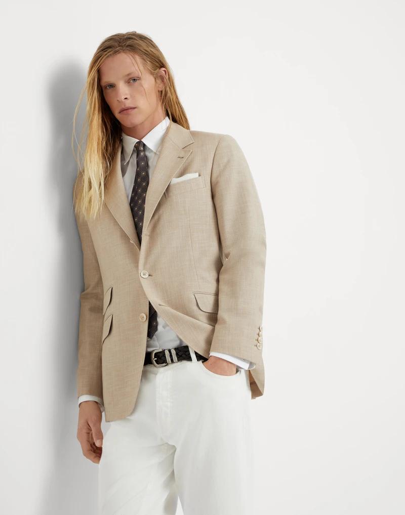Bicolor Cotton Blazer