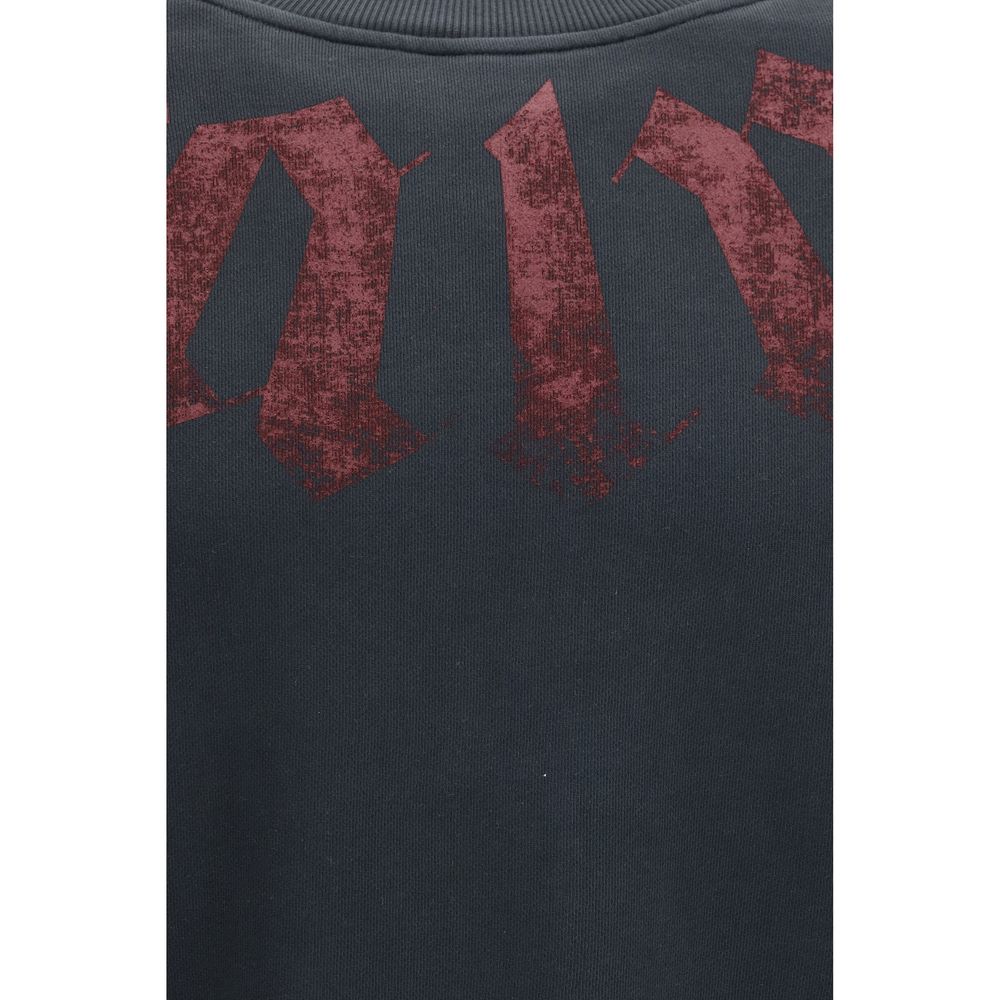 Black Cotton Sweatshirt