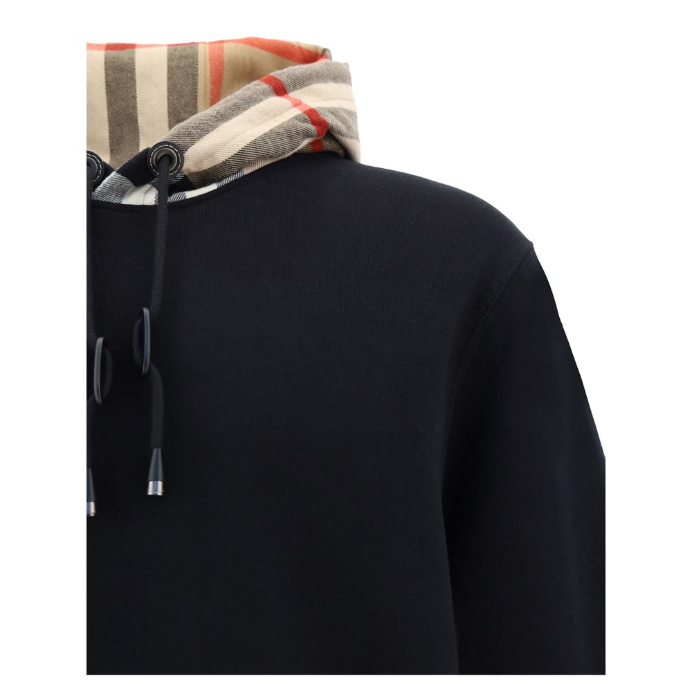 Black Cotton Sweatshirt