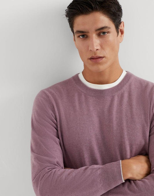 Bicolor Cashmere Sweater