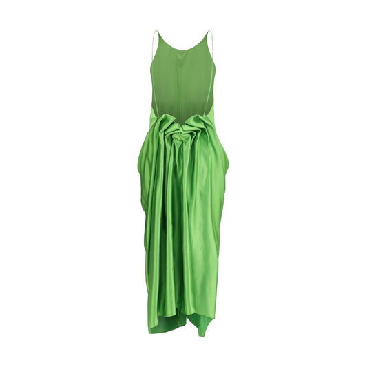 Bicolor Copper Casual Dress