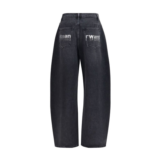 Black Cotton Jeans Denim
