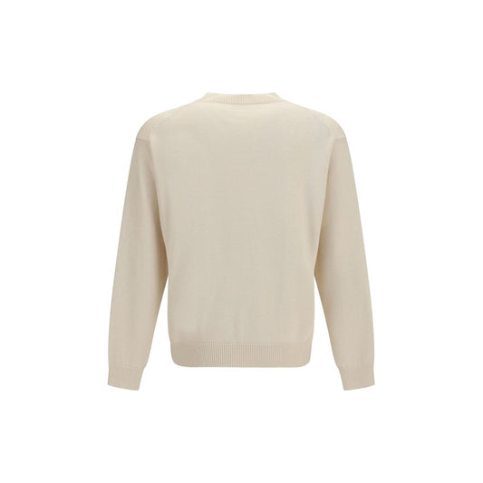 Beige Cotton Sweatshirt