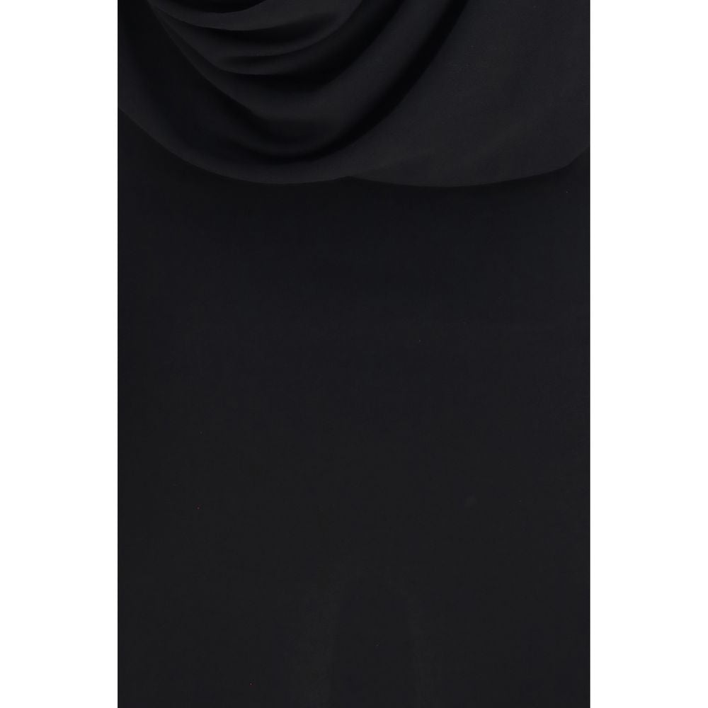 Black Viscose Cocktail Dress