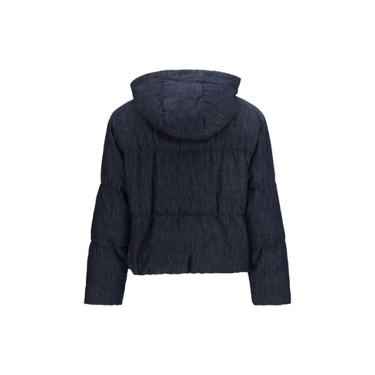 Blue Cotton Shell Jacket