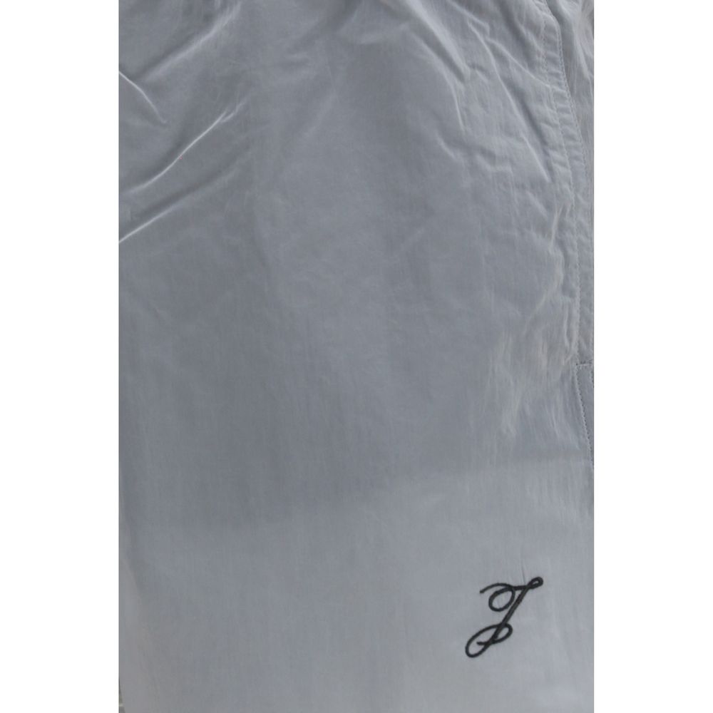 Gray Polyamide Bermuda Shorts