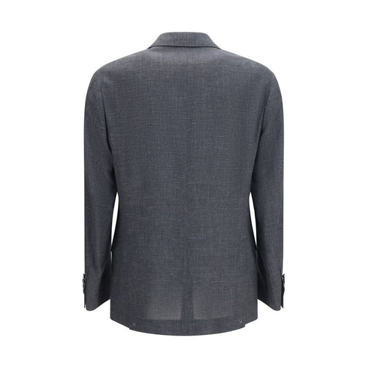 Gray Wool Oves Aries Blazer