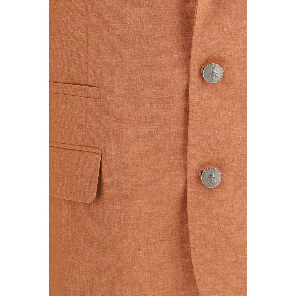 Orange Wool Oves Aries Blazer