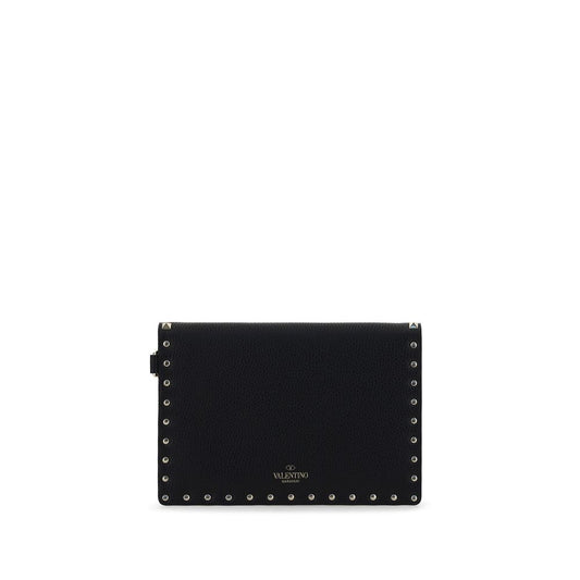 Black Calf Leather Bos Taurus Clutch Bag