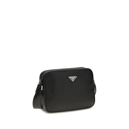 Black Calf Leather Bos Taurus Shoulder Bag