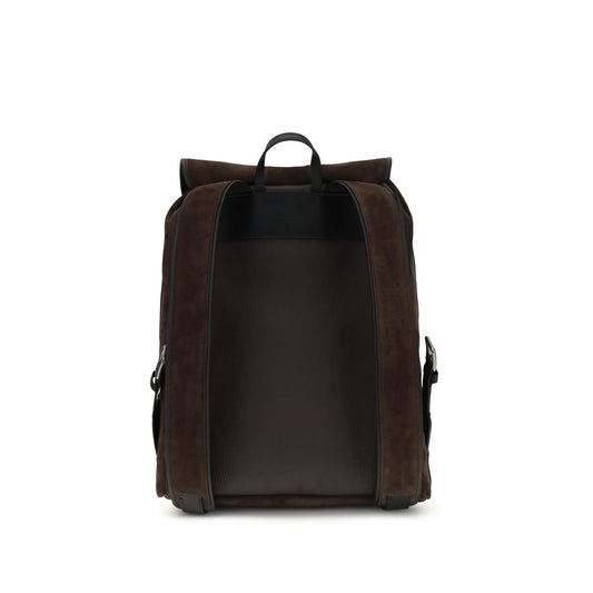 Brown Calf Leather Bos Taurus Backpack