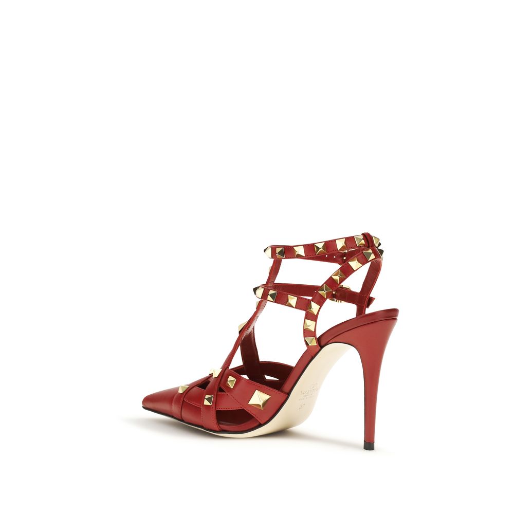 Multicolor Goatskin High Heel Pumps