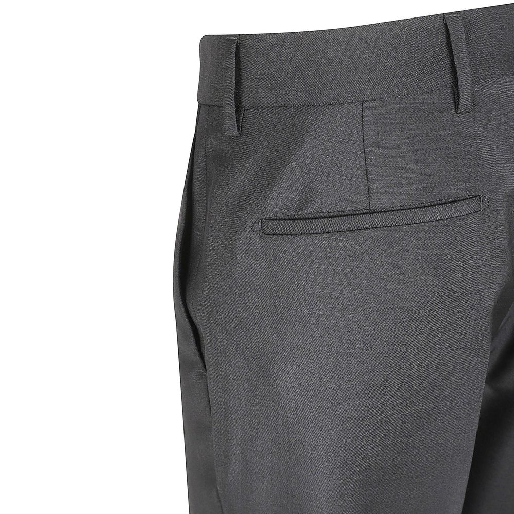 Gray Wool Dress Pants
