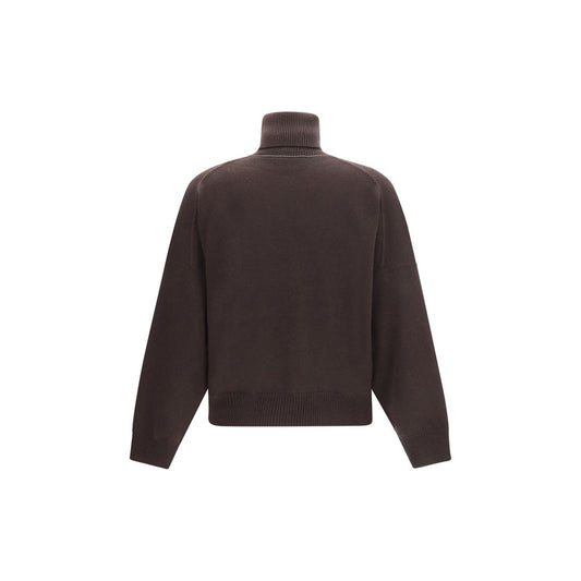 Brown Cashmere Turtleneck
