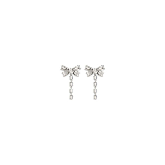 Silver Brass Earrings