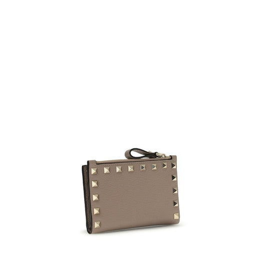 Beige Calf Leather Bos Taurus Wallet