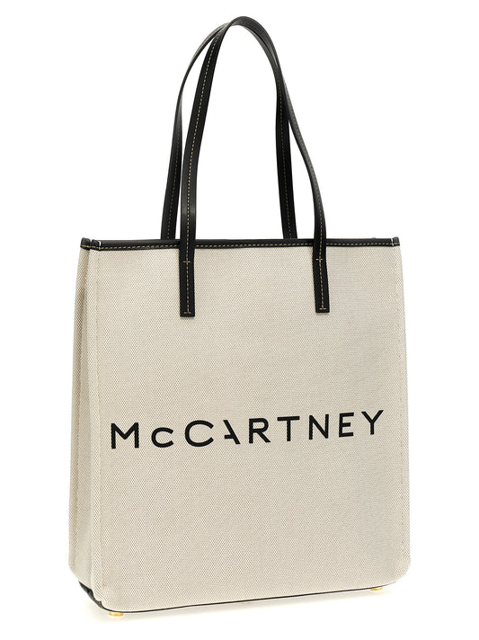 Beige Cotton Tote Bag